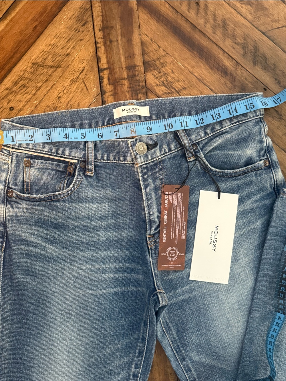 Moussy Blue Mid-Rise Cropped Slim Jeans - Picture 11 of 12